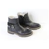 Image 5 : Taxi Leather Boots (size 37) - Nautical Short Leather Boots (looks like a size 38)