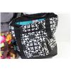 Image 2 : Expert Back Pack - Lined Cooler Bag - Flowered Carry Bag