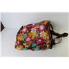 Image 7 : Expert Back Pack - Lined Cooler Bag - Flowered Carry Bag