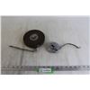 Image 1 : (2) Vintage Tape Measures - (1) is Missing the End