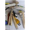 Image 4 : Assorted Painting Supplies - Wood Sticks, Rollers, etc.