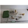 Image 1 : (6) Small Animal Figurines, Urn - Stem is Repaired, Misc.