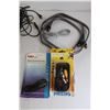 Image 3 : (6) Headphone Adapters, Philips Audio/Video Cable - Sealed, Misc.