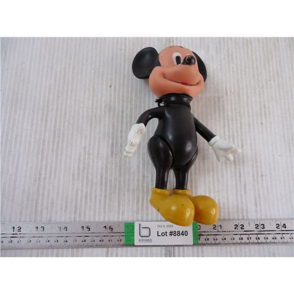 Plastic Figurine of Mickey Mouse