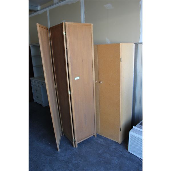 ** Wardrobe - 16  x 30  x 60  Tall, Room Divider - 52  x 72 