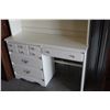 Image 3 : ** 4-Drawer White Cabinet with (2) Bookshelves, 46" x 10" x 68" Tall