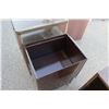 Image 2 : ** Small Metal Stand with Metal Storage Cabinet - Stand Measures 32" Tall