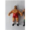 Image 2 : (4) 1980's Rubber Wrestling Figures - Ted Arcidi, Greg Valentine, Cowboy Bob Orton, Nikolai Volkoff