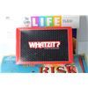 Image 2 : (3) Board Games - Risk, Life, Whatzit