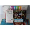 Image 3 : (3) Board Games - Risk, Life, Whatzit