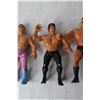 Image 4 : (4) 1980's Rubber Wrestling Figures - Jesse Ventura, Tito Santana, Ricky Steamboat, Greg Valentine