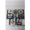 Image 1 : (8) PS1 Games - Warcraft, NHL