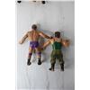 Image 3 : (5)1980's Rubber Wrestling Figures- Ted Arcidi, Brutus the Barber, Adrian Adonis, Corporal Kirchner,