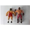 Image 7 : (5)1980's Rubber Wrestling Figures- Ted Arcidi, Brutus the Barber, Adrian Adonis, Corporal Kirchner,