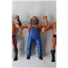 Image 3 : (4) 1980's Rubber Wrestling  Figures - Magnificent Muraco, Brutus the Barber, Hillbilly Jim, Greg Va
