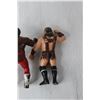 Image 10 : (4) 1980's Rubber Wrestling Figures - Junkyard Dog, Hercules Hernandez, Ricky Steamboat, Corporal Ki