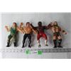 Image 1 : (4) 1980's Rubber Wrestling Figures - Junkyard Dog, Hercules Hernandez, Ricky Steamboat, Corporal Ki