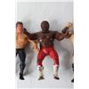 Image 3 : (4) 1980's Rubber Wrestling Figures - Junkyard Dog, Hercules Hernandez, Ricky Steamboat, Corporal Ki