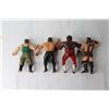 Image 6 : (4) 1980's Rubber Wrestling Figures - Junkyard Dog, Hercules Hernandez, Ricky Steamboat, Corporal Ki