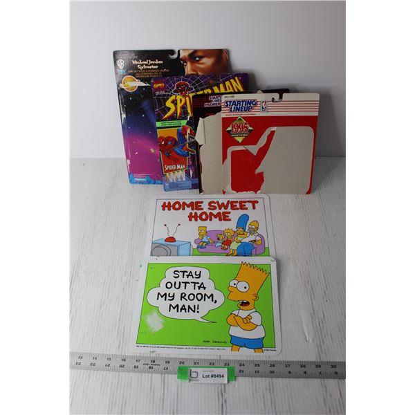 Toy Backings and The Simpsons Sign