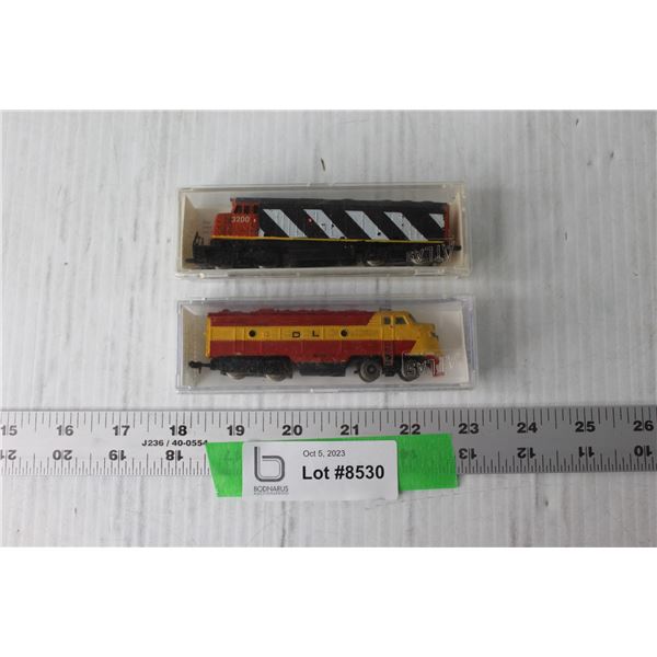 (2) Toy Train Cars