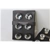 Image 2 : (2) Sets of 6 Glass Drawer/Cabinet Knobs