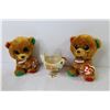 Image 3 : Toy Wagon - (2) ty Bears - Chicken Cup - Hanging Purse Organizer