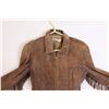 Image 3 : * Nancy Bolen Ladies Leather Jacket w/Fringe & Leather Work