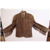 Image 5 : * Nancy Bolen Ladies Leather Jacket w/Fringe & Leather Work