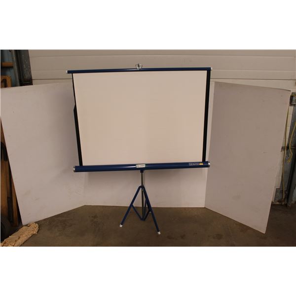 ** Projector Screen (side of screen has damage)