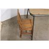 Image 2 : ** Card Table - Small Wooden Chair - Roller Blind - Lawnmower Bag