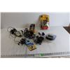 Image 1 : (2) Facial Razors, Electric Lint Remover, Audio/Video Cables, Misc.