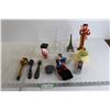 Image 1 : (3) Handmade Utensils, Small Eiffel Tower Decoration, Crystal Bell, Misc.
