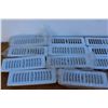 Image 2 : ** (13) Hot Air Registers - Off-Colour Grey, 11" x 4"