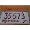Image 2 : ** Pair of 1971 Saskatchewan License Plates