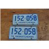 Image 2 : ** Pair of 1976 Saskatchewan License Plates