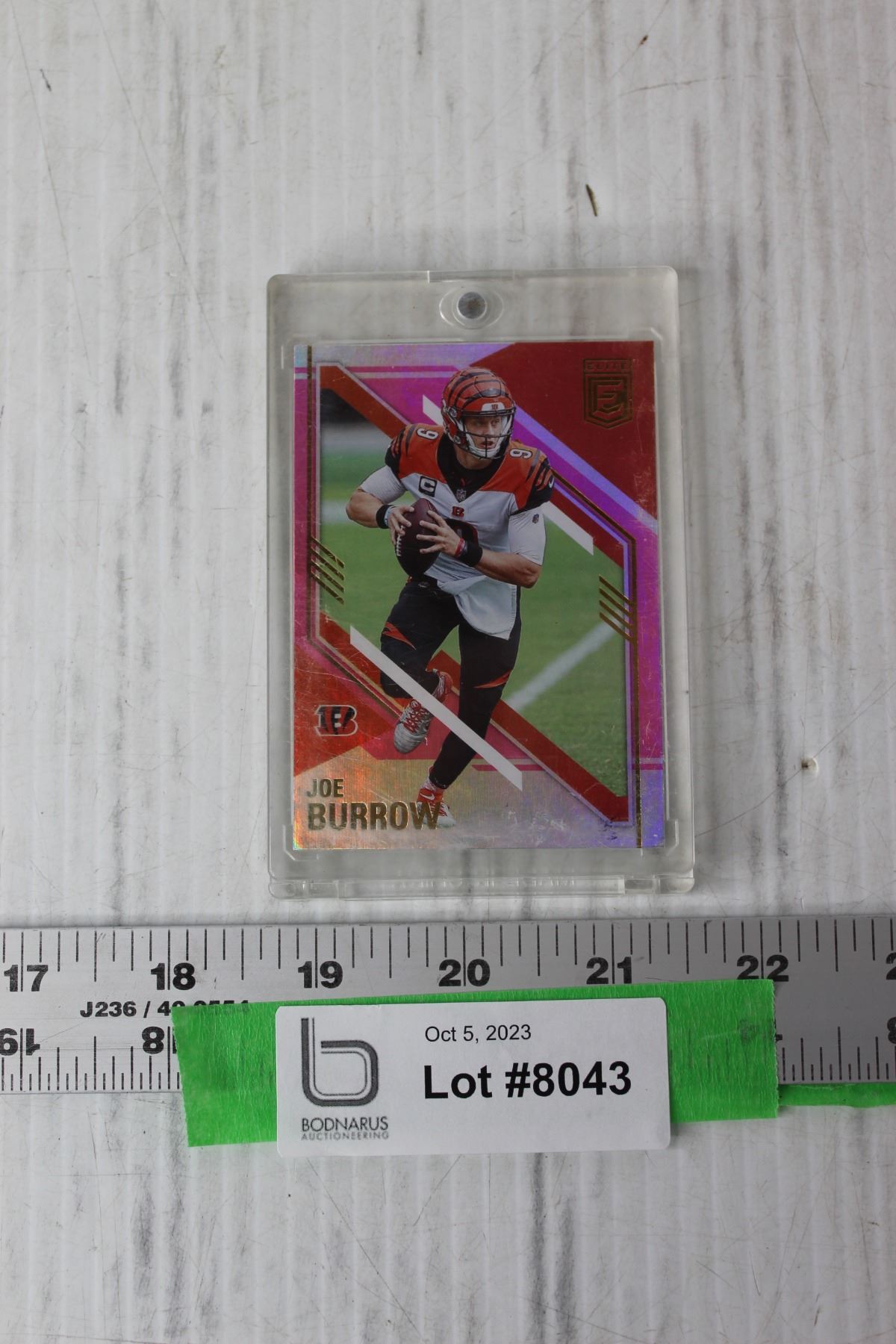 2021 Donruss NFL Joe Burrow Elite Rookie Trading Card - Bodnarus ...