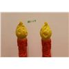 Image 4 : * (2x Bid Price) (2) Vintage Christmas Candle Lights