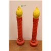 Image 5 : * (2x Bid Price) (2) Vintage Christmas Candle Lights