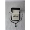 Image 2 : Matching Necklace and Earrings in Case