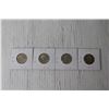 Image 4 : (4) Canadian Silver 25 Cent Coins
