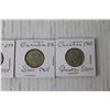Image 2 : (4) Canadian Silver 25 Cent Coins