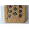 Image 2 : Canadian Coins in Wood