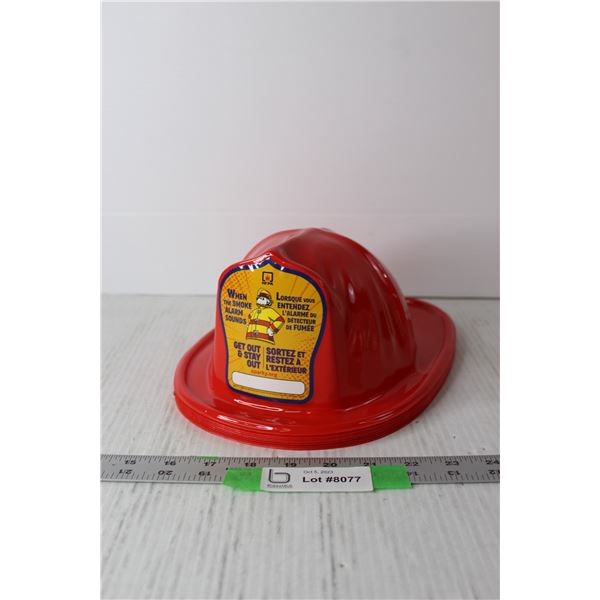 (11) Kids Plastic Fire Helmets