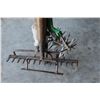 Image 4 : ** (4) Garden Tools - Hose, Rakes, Weasel