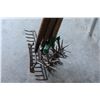 Image 5 : ** (4) Garden Tools - Hose, Rakes, Weasel