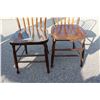 Image 3 : ** (2) Wooden Chairs