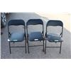 Image 1 : ** (3) Metal Chairs with Padding