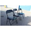Image 2 : ** (3) Metal Chairs with Padding
