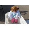 Image 2 : ** (2) Dolls with Tote and Lid
